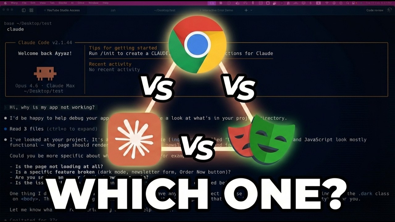 Comparison of Chrome DevTools MCP, Claude in Chrome, and Playwright MCP browser tools for Claude Code