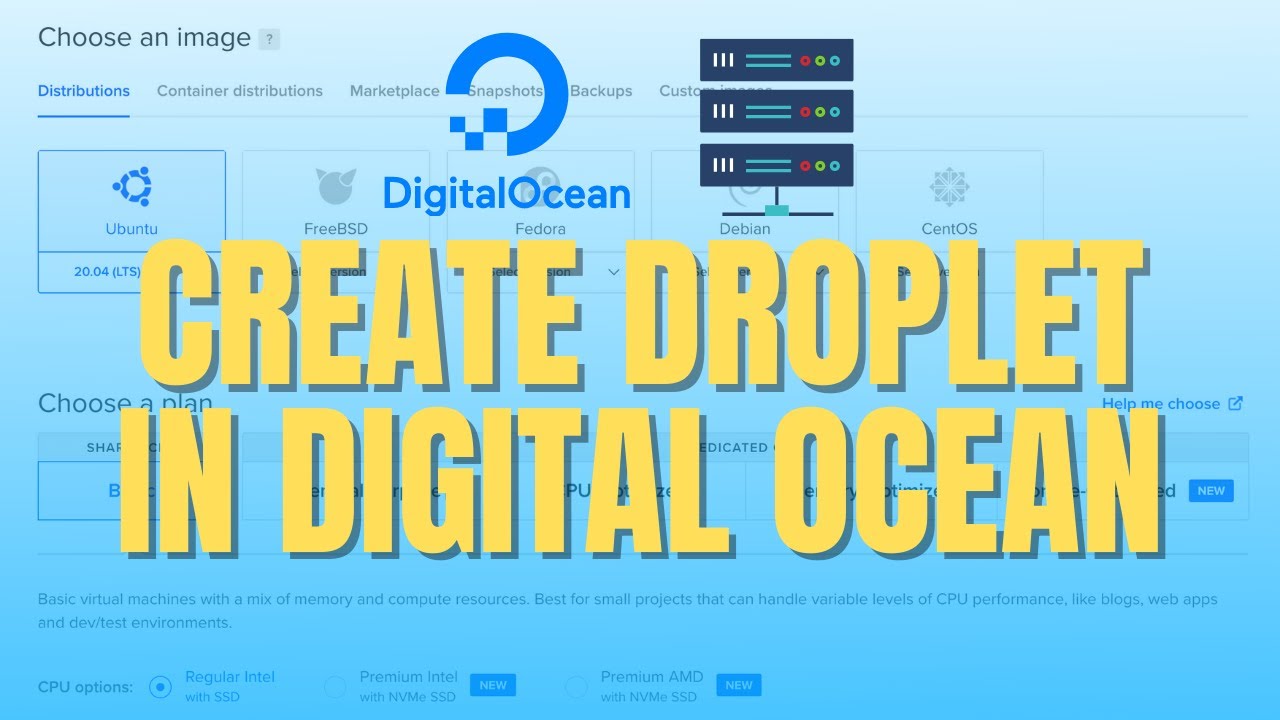 How to create droplet on DigitalOcean and access through terminal 2020 - 2021 - Tutorial