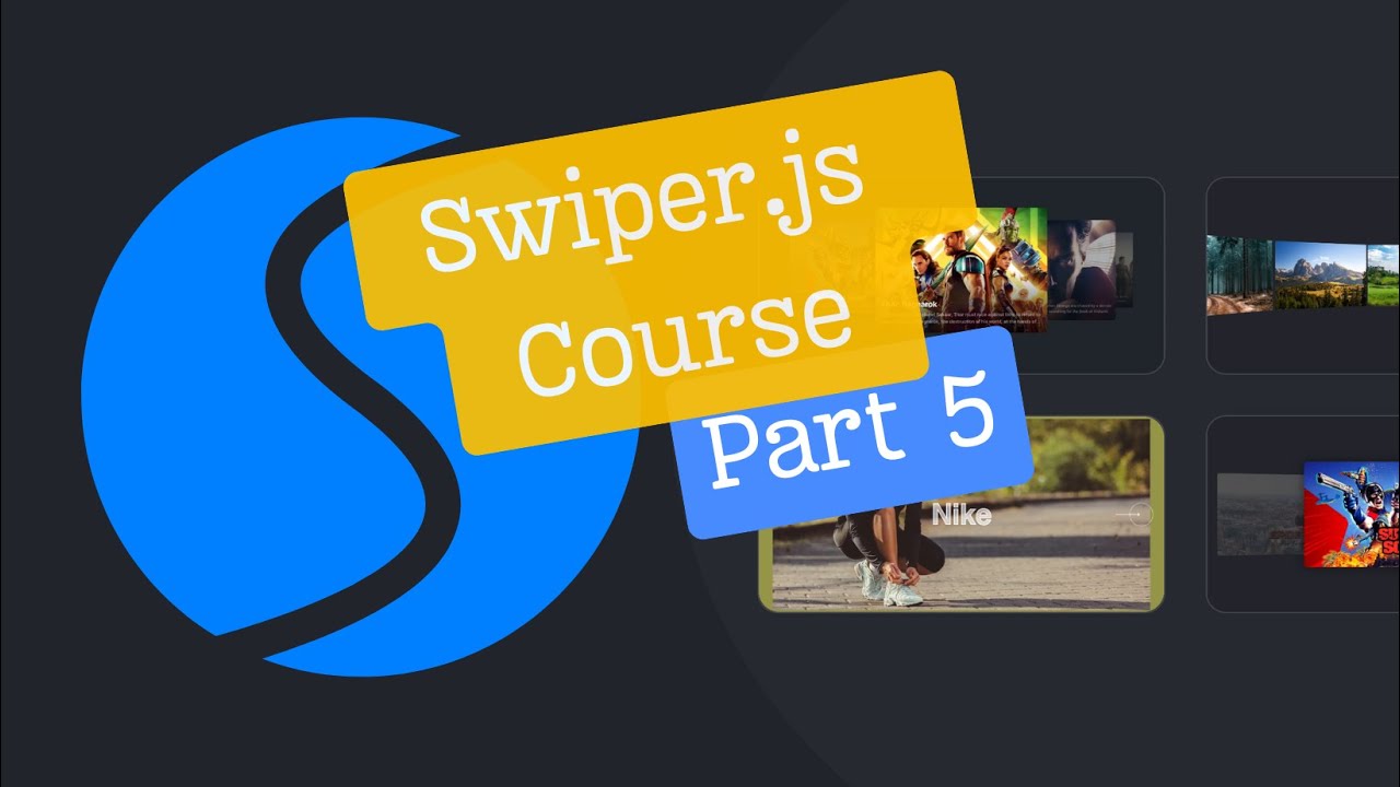 Swiper js Course | Setting up Swiper js in your project | Part 5