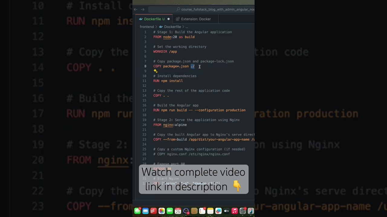 Dockerizing Your Frontend: Install & Build Steps! #frontend #docker #cloudrun
