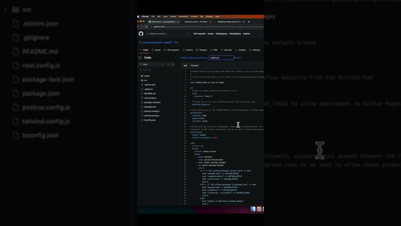 Deploy Next js to GitHub Pages with Just One Click! #NextJS #GitHubPages #DevOps