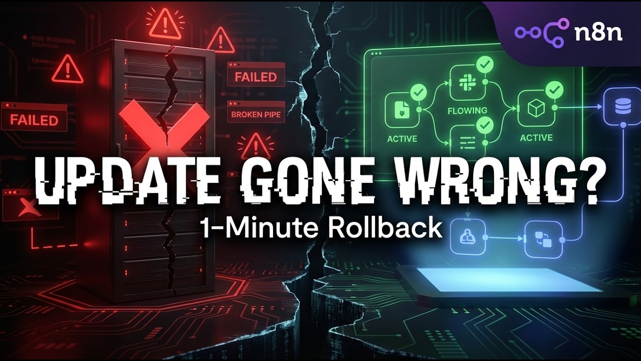 n8n Updates & Rollbacks | How to Update Safely Without Breaking Workflows