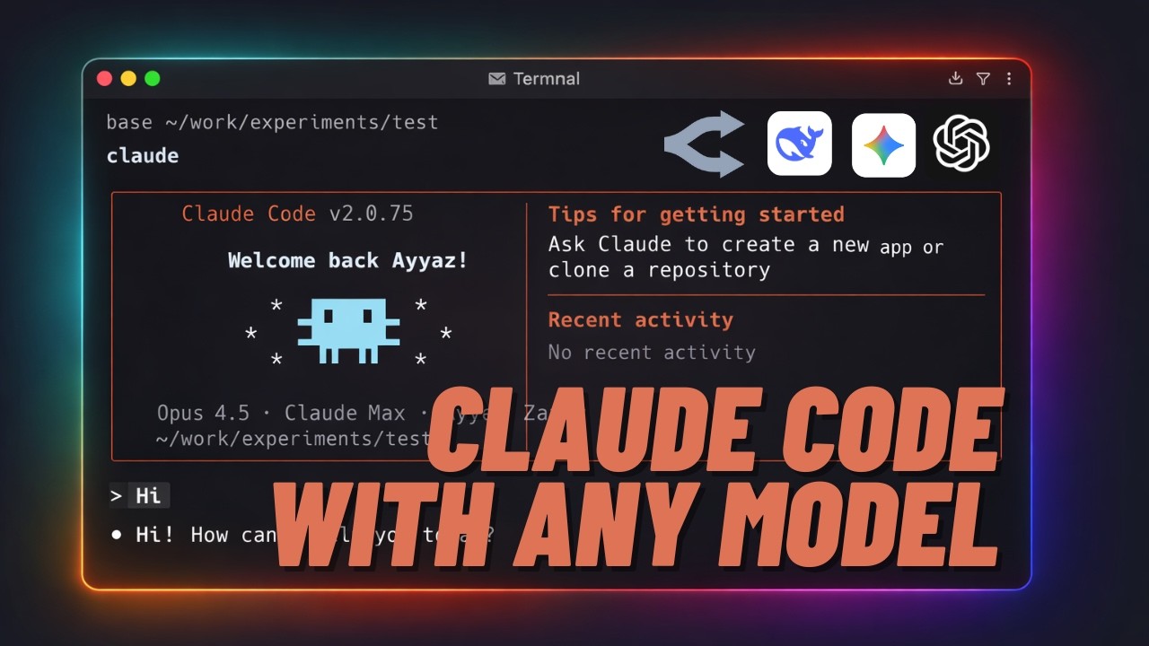 Use Claude Code with ANY AI Model (GPT, Gemini, DeepSeek)